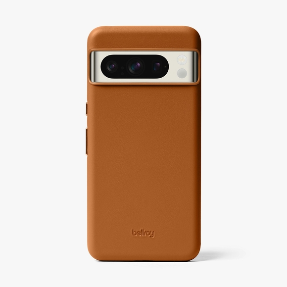 Bellroy Camel Tan Pixel 8 Pro Leather Android Phone Case - Picture 1 of 3